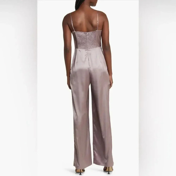 NEW ASTR satier bustier jumpsuit medium B1603 - Picture 2 of 5